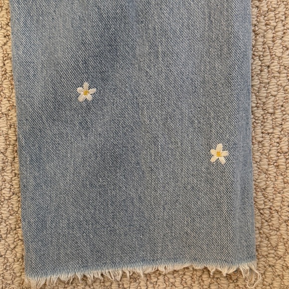 THE GREAT. Wayne Jean with Embroidered Daisies sz 26 - Picture 4 of 6